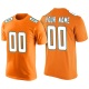 Men's Custom Orange Printed T-Shirt