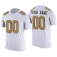 Men's Custom White Printed T-Shirt